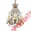 9875 Schonbek Five Light Genesis Chandelier By Worldwide Lighting Euc