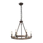 A03300 Lnc Farmhouse Wood Lighting Pendant Lighitng Chandeliers 708747351613