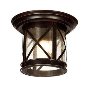 Aa Warehousing 815674027891 1 Light Outdoor Ceiling Mounted In Black