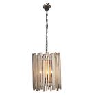 Hp38992 Ab Home Dane Wood Slatted Chandelier In Antique White Finish