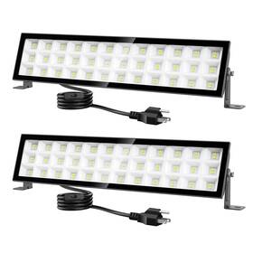 100w Abovizo 974548590306 2pack Shop Lights Lighting For Garage 14000lm Plug In Super Bright
