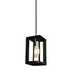 Ac10061bc Artcraft Vineyard Black And Chrome Mini Pendant 778350006415