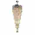 Ac10411ch Artcraft Lighting El Dorado 17 Light Pendant In Chrome Finish