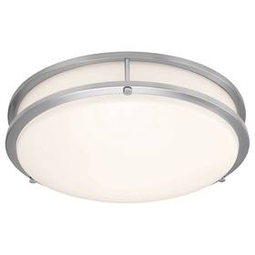20501leddcs-bs Access Lighting 20501leddcs-bs/acr 20501leddcs/acr Solero Ii 14 Inch W Led Flush Mount - Silver