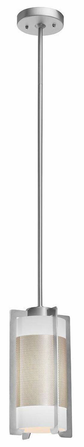 20738-bs Access Lighting 20738-bs/opl Iron Hanging Mini Pendant Brushed Steel