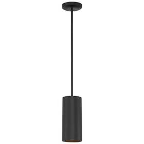 29001leddlp-mbl Access Lighting Pilson 1-light Matte Black Metal Pendant With Shade