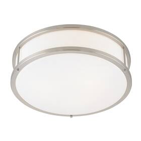 50080leddlp-bs Access Lighting 50080leddlp-bs/opl 50080leddlp Conga 16 Inch W Led Flush Mount Drum - Silver