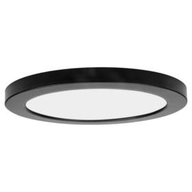 Access Lighting 641594235883 Modplus Black Led Round Flush Mount With Medium 9in