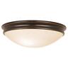 20725-orb-opl Access Lighting Flush Mount Light Frosted Glass Indoor Steel In Bronze 2-light