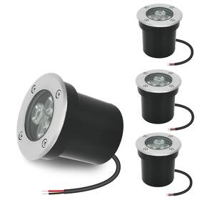Achenge 762716527942 Low Voltage Landscape Lighting In-ground Light Led Well Lights 3w 12v 24v Out