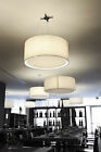Acon.000216 Cdi189289 Circus Pendant Contardi 48 D 1200 Brushed Nickel And White Linen Shade Suspension Nib