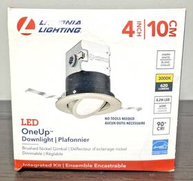 Acuity Brands 191723138641 Lithonia Lighting Dimmable Downlight 4 Inch Round White Led Recessed