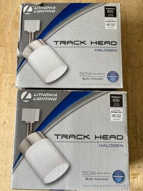 Acuity Brands 820476010156 Lithonia Lighting - Track Head Halogen 50w 600 Lumens 2-pack With Bulbs
