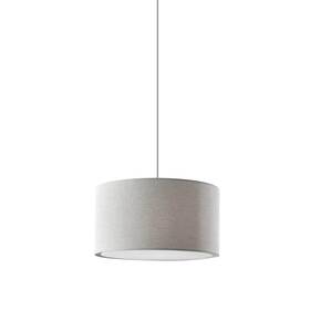 4003-02 Adesso Harvest Large Drum 10.75 Inch White Pendant