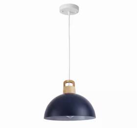 Wf1-zjd00062-1-bl Adsensty 1-light Blue Vintage Pendant Light Metal Shade Hd3-1-bl-d00075