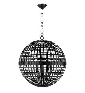 5002ai Aerin Mill Large Globe Lantern 30 Inch For Visual Comfort Signature Aged Iron