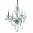 8350-4h Af Mini Lighting Cut Chandelier Light Clear Plastic 4 Elements