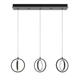 Afx 037949498506 Lock 3 Light Linear Pendant - Medium Base 120v