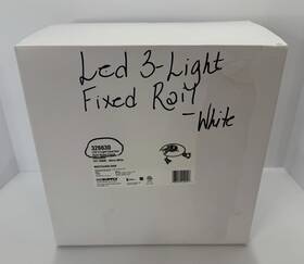 326630 Afx 3light 18 Inch W Led Fixed Rail Ceiling Fixture3000k Satin Nickel Dimmable