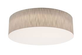 Anf2432mb-jt Afx Anf2432mb Anton 3 Light 24 Inch W Flush Mount Drum Ceiling Fixture - Jute / White