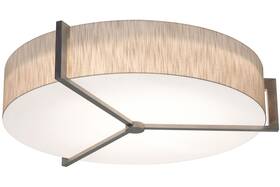 Apf3044l5ajudwg-jt Afx Apf3044l5ajudwg Apex 34 Inch W Led Flush Mount Drum Ceiling - Weathered Grey /