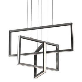 Colp24l30d1sn Afx Cole 125-watt Integrated Led Satin Nickel Pendant With White Acrylic Shade