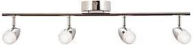 Evaf0618l30d1pc Afx Eva 4-light Polished Chrome Led Track Fixture