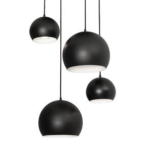 Rxyp99bkrnd4 Afx Rxyp99rnd4 Roxy 4 Light 24 Inch W Multi Pendant - Black