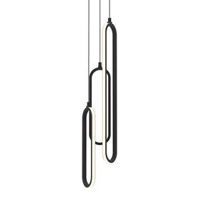 Siep99lajd1bkrnd3 Afx Siep99lajd1rnd3 Sienna 6 Inch W Led Multi Light Pendant - White