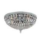 Ag.025943-010-fr001 Allegri Lighting Lemire Light Flush Mount In Chrome 0720062258873