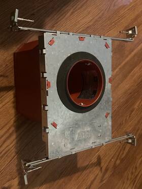 Ah Lighting 010585101665 6 Inch Led Fire Rated Housing New Construction Recessed Can Ul Ratings