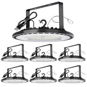 150w-6pc Aialun 6 Pack Ufo Led High Bay Lights 150w Highbay Shop With 5ft