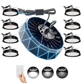 Aikvsxer 728683229296 8pack Ufo Led High Bay Light 240w 38400lm Warehouse With