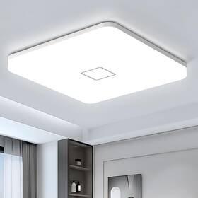 Oyx6000 Airand Flush Mount 12.6in Square Led Ceiling Lamp For Kitchen Bathroom Hallway 2050lm I