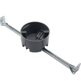 At-sn20wc-1 Airtak 1 Pack Gang 20 Cubic Inch Adjustable Ceiling Fan Fixture Box Round Plastic