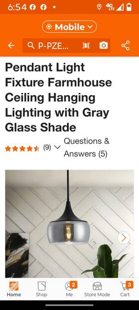 Aiwen P-pze-0202w 11.8 Inch 1-light Black Island Pendant Light Farmhouse Ceiling