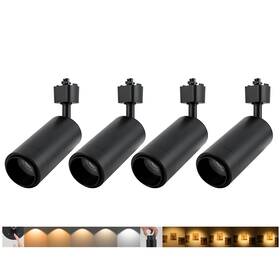 Aj-008 Ajbvp 5cct Led Track Lighting Heads Dimmable 20w 2700k/3000k/3500k/4000k/5000k