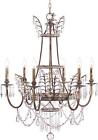 Ajc-8756 Euroluxhome Chandelier Pendant Arezzo Silver New Candelabra Bas 616524104072