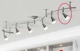 20271-000 Allen Roth Only Led Flex Track Head Lighting Satin Nickel