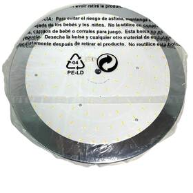 Allen Roth 846979034154 Base Only - Avalyn 1-light 12.99-in Gloss Chrome Integrated Flush Led