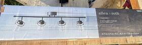 Sl-236-4t-bz Allen Roth Valleymede 4light 34.75 Inch Bronze Dimmable Led Track Light Open Box