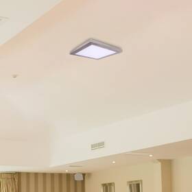 Amax Lighitng Inc. 190202202231 Lighting Led Edge Lit Square Light Dimmable 18w In White Finish