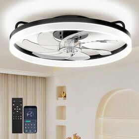 Amceiling 717686510579 Ceiling Fans With Lights And Remote 20 Inch Low Profile Fan Upgrade