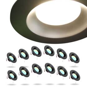 Dimmabl2700k-50 American Lighting 714176031330 Ad56-5cct-bk 120v Led 15w Advantage Select