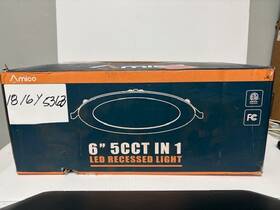 A1824ax0164 Amico 5cct In 1 Led Recessed Downlight Light 6 Inch 24 Pack
