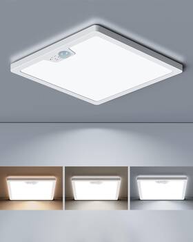 Ls-cl-i24w-m-c Annaror 12in Motion Sensor Ceiling Light Wired 3000k 4000k 5000k Selectable 24w Flu