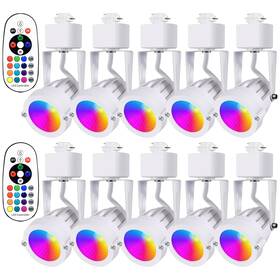 Aolm002 Aoaxl 10w Rgbw H Type Track Light Heads 16 Color Changing And Warm White Led