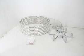 Asa-18129 Aosihua See Notes Round Crystal Chandelier Modern 6 Light Drum Clear