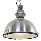 Aq-ps7586-alum Aql Italian Designed Hanging Industrial Pendant Brushed Aluminum