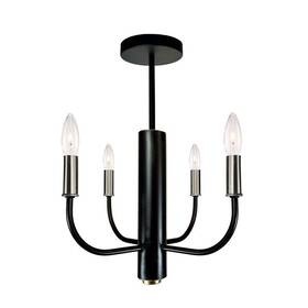Ac10624bn Artcraft New Lighting Verona Collection Flush Mount Brushed Nickel